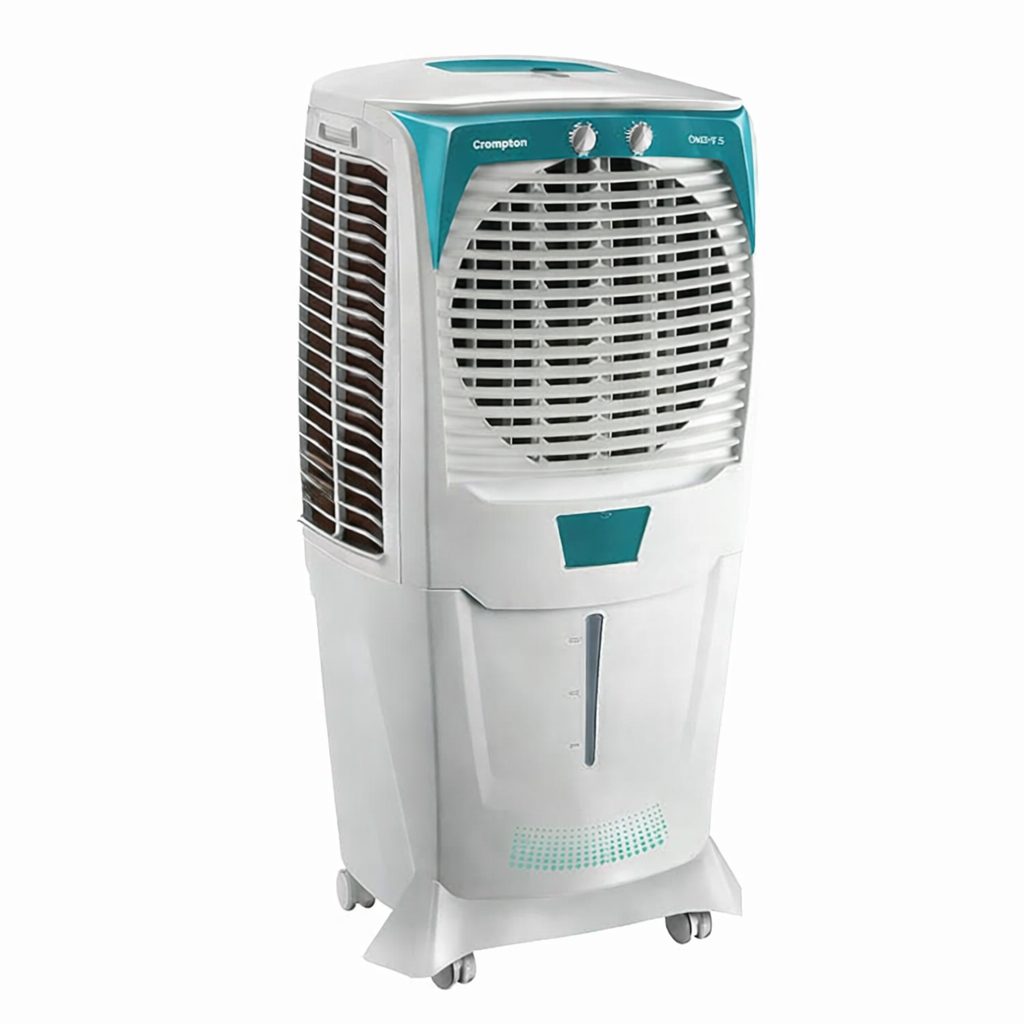 Crompton Ozone 75 Litres Desert Air Cooler for home | Large & Easy Clean Ice Chamber | 4-Way Air Deflection | High Density Honeycomb Pads | Everlast Pump | Auto Fill
